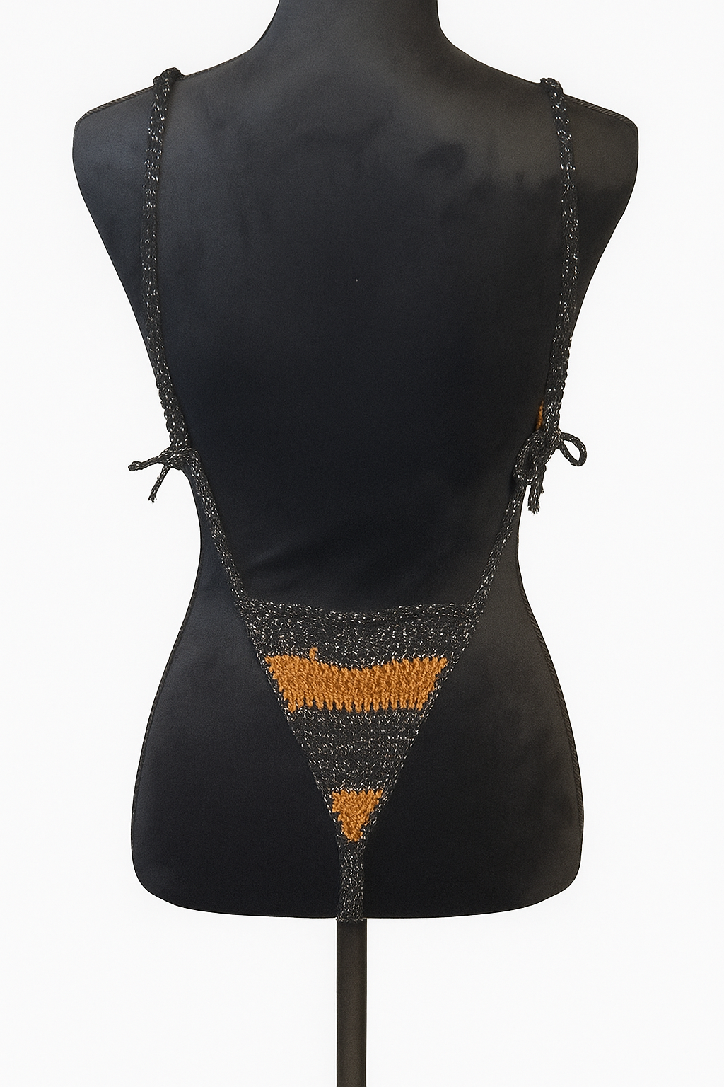 Honey Noir Crochet Bodysuit
