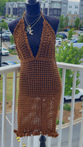 Dark Chocolate Goddess: Mesh Dress