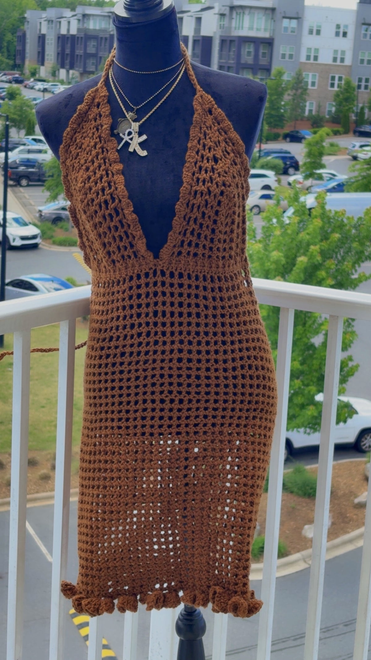 Dark Chocolate Goddess: Mesh Dress – Cremen Rose