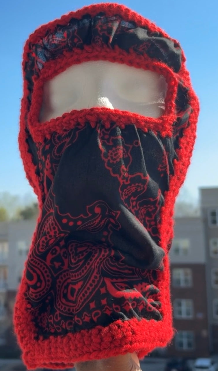 Crimson Bandana Balaclava